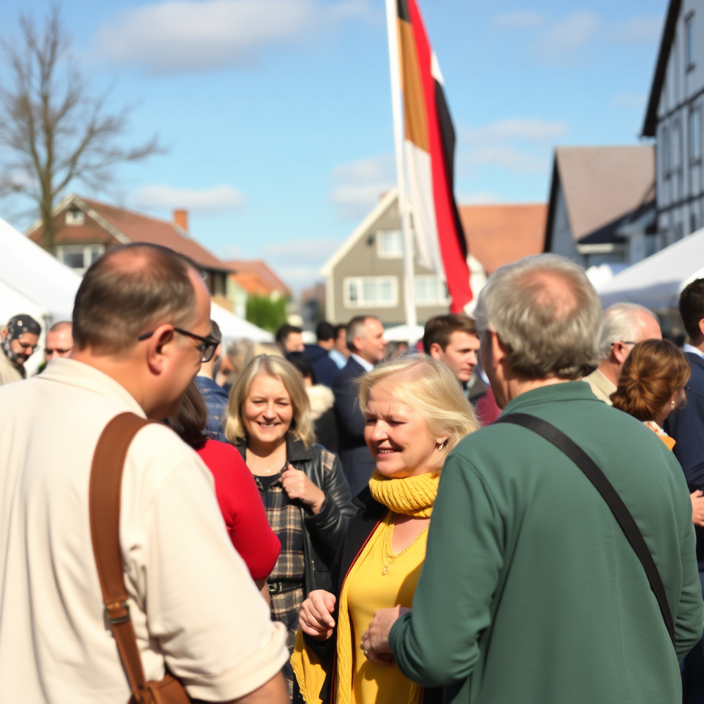 Nachbarschaftsfest im Sommer